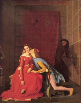  Auguste Werke - Paolo und Francesca 1819 neoklassizistisch Jean Auguste Dominique Ingres
